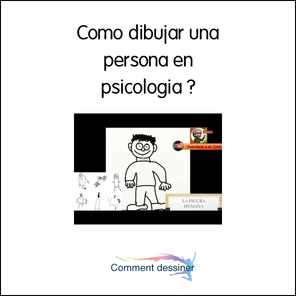 Como dibujar una persona en psicologia